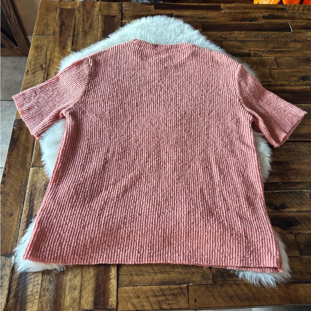 Zara Pink Ribbed Sweater - Picture 2 of 7